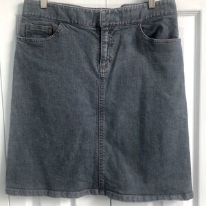 Theory Light Blue Denim Jean Skirt, Size 10